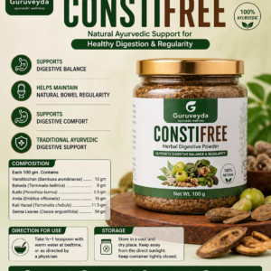 Guruveyda ConstiFree Herbal Digestive Powder