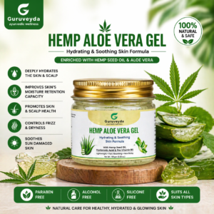 Guruveyda Hemp Aloe Vera Gel (Hydrating Skin & Hair Gel)