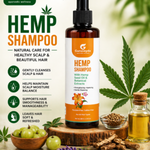 Guruveyda Hemp Shampoo – Natural Hair Cleanser