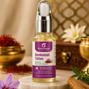 Guruveyda Kumkumadi Tailam – Ayurvedic Skin Radiance Oil