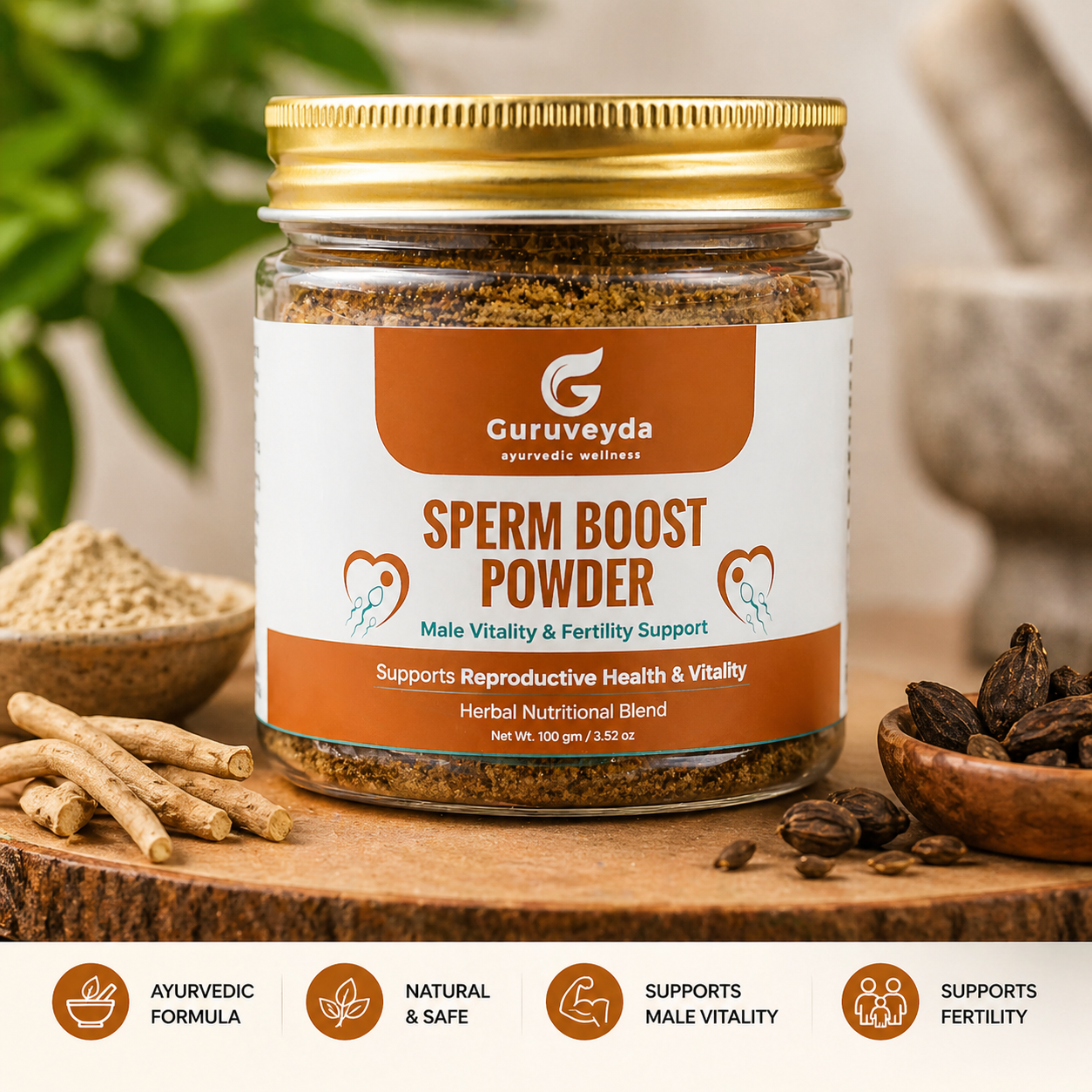 Guruveyda Sperm Boost Powder