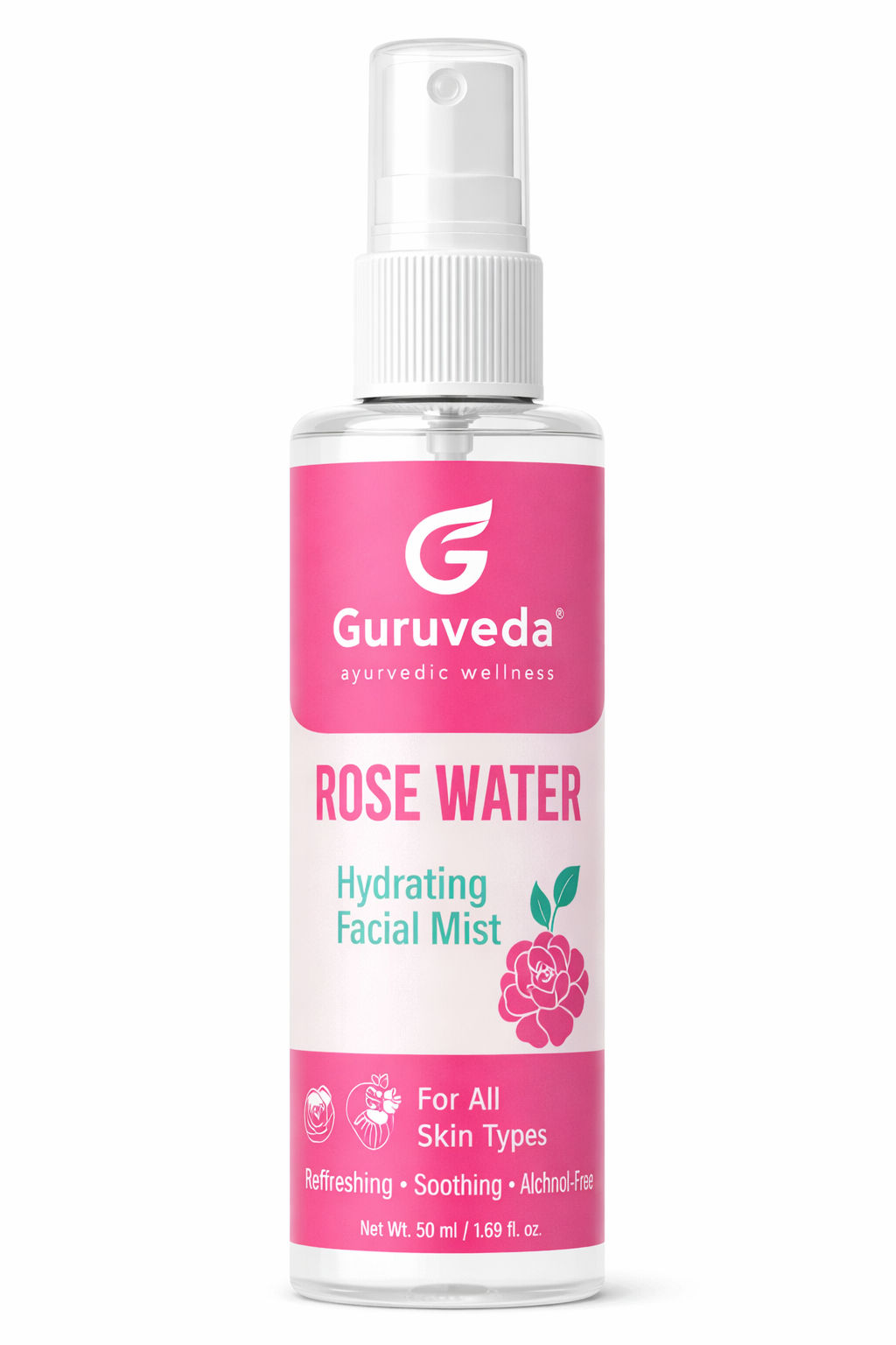 Guruveyda Rose Water Hydrating Facial Mist